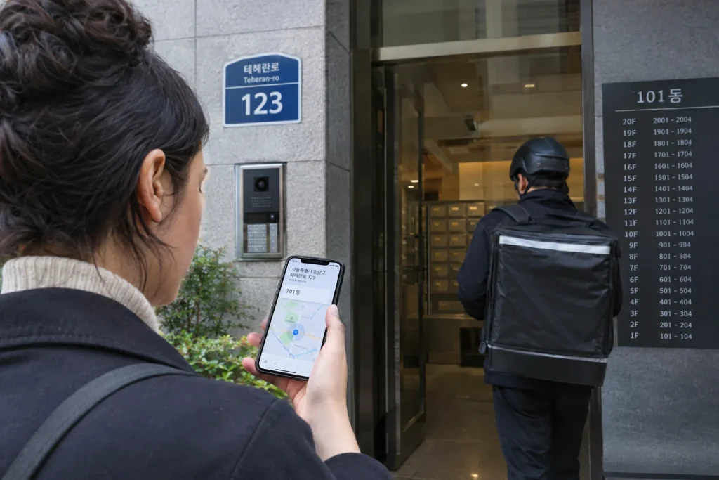 How Korean Addresses Work in Maps and Delivery Apps