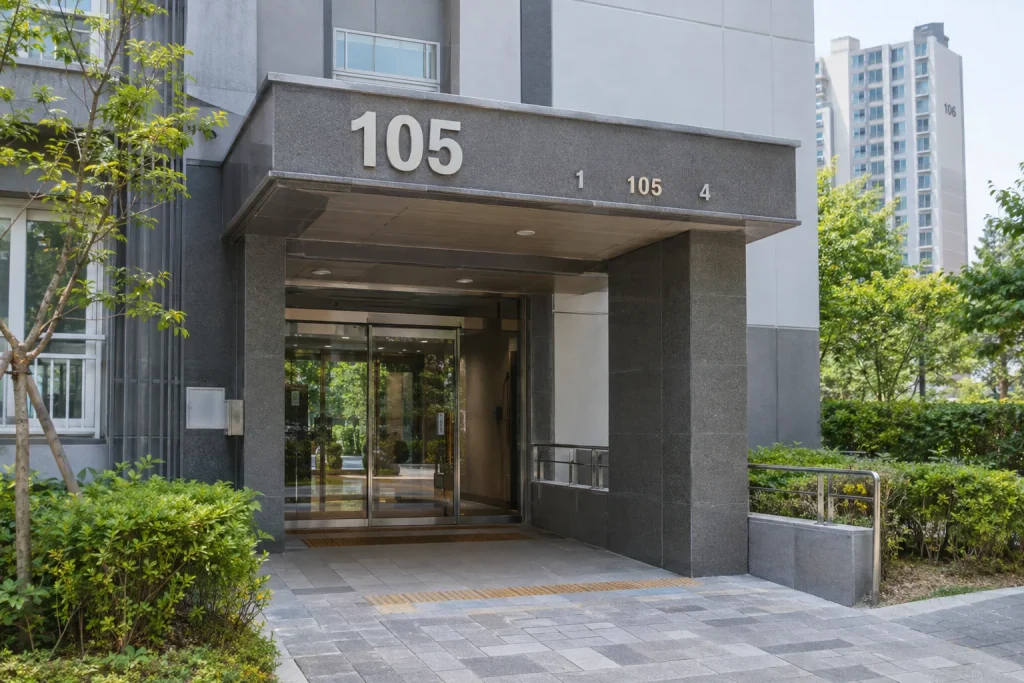 How Korean Apartment Building Numbers and Unit Numbers Work